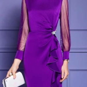 Woman’s brand new dress